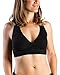 Kindred Bravely French Terry Racerback Nursing Sleep Bra for Maternity/Breastfeeding (Large-Busty, Black)