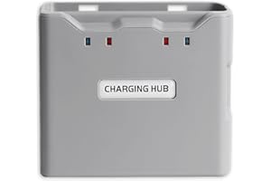 Dual Battery Charger for DJI Mini 4K/ 2 SE/ 2/ SE, Charging Power Up to 30W, Charge Two Batteries in Sequence, Portable Two-W