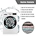 FRESHMINT Chenille Bath Rugs Extra Soft Fluffy and Absorbent Microfiber Shag Rug, Non-Slip Runner Carpet for Tub Bathroom Shower Mat, Machine-Washable Durable Thick Area Rugs (16.5
