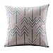WUWE Cotton Linen Square Vintage Throw Pillow Case Shell Decorative Cushion Cover Pillowcase (pack of four)