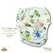 Reusable Swim Diapers 0-36 Months Old Boys & Girls - Adjustable for Babies & Toddlers - by BusyBaBee (Sea Life)