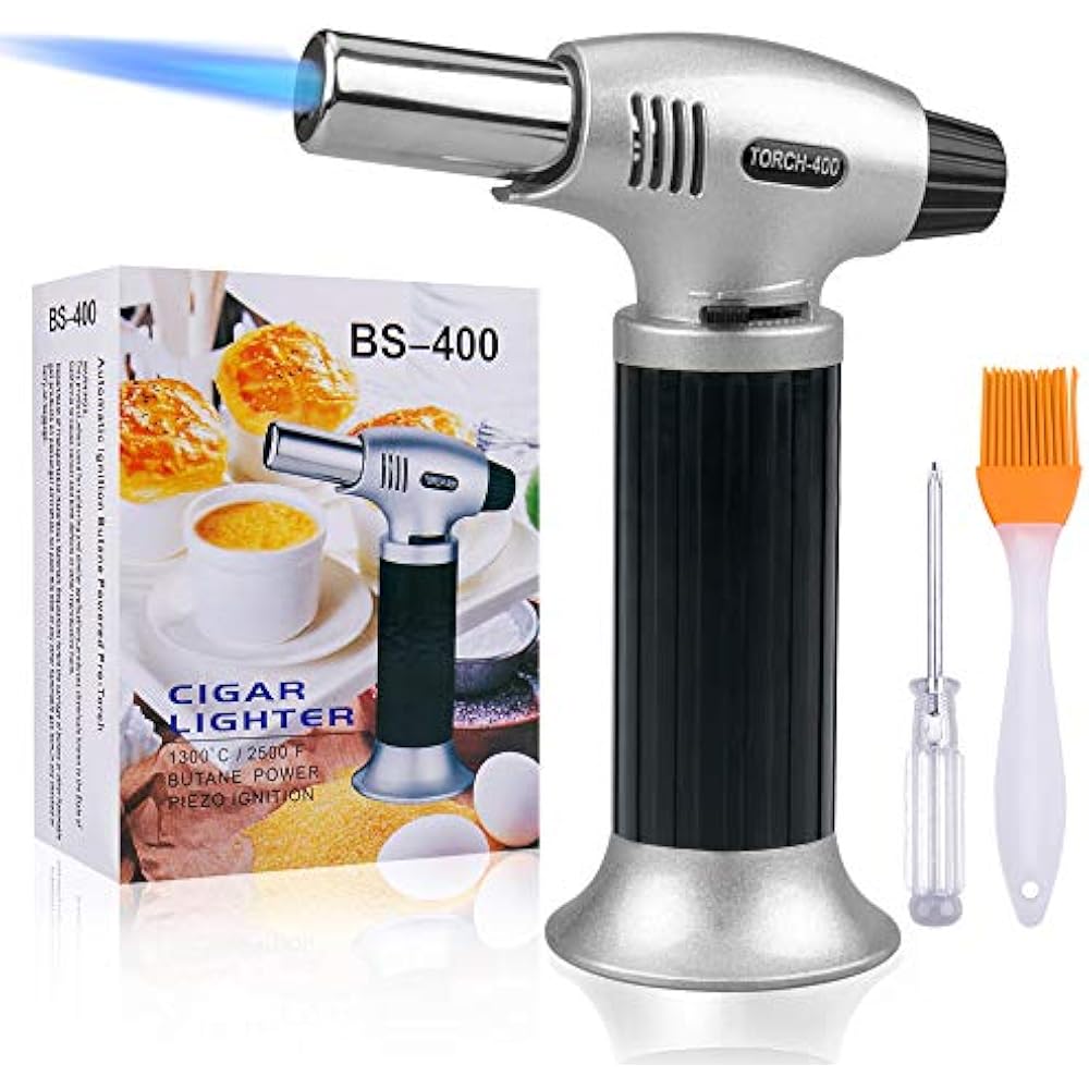 Culinary Cooking Torches Blow Torch, Tintec Chef Lighter, Butane