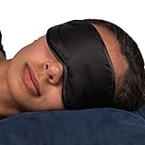 Bedtimz - Natural Super Silky, Super-Soft sleep mask & blindfold, super-smooth eye mask Ideal for Train Journeys, Long Flights and Just About Any Other 'Anti-sleep' Location!!