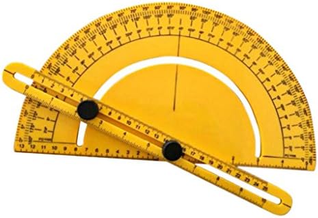 HongXander New Angle Engineer Protractor Finder Measure Arm Ruler Gauge Tool