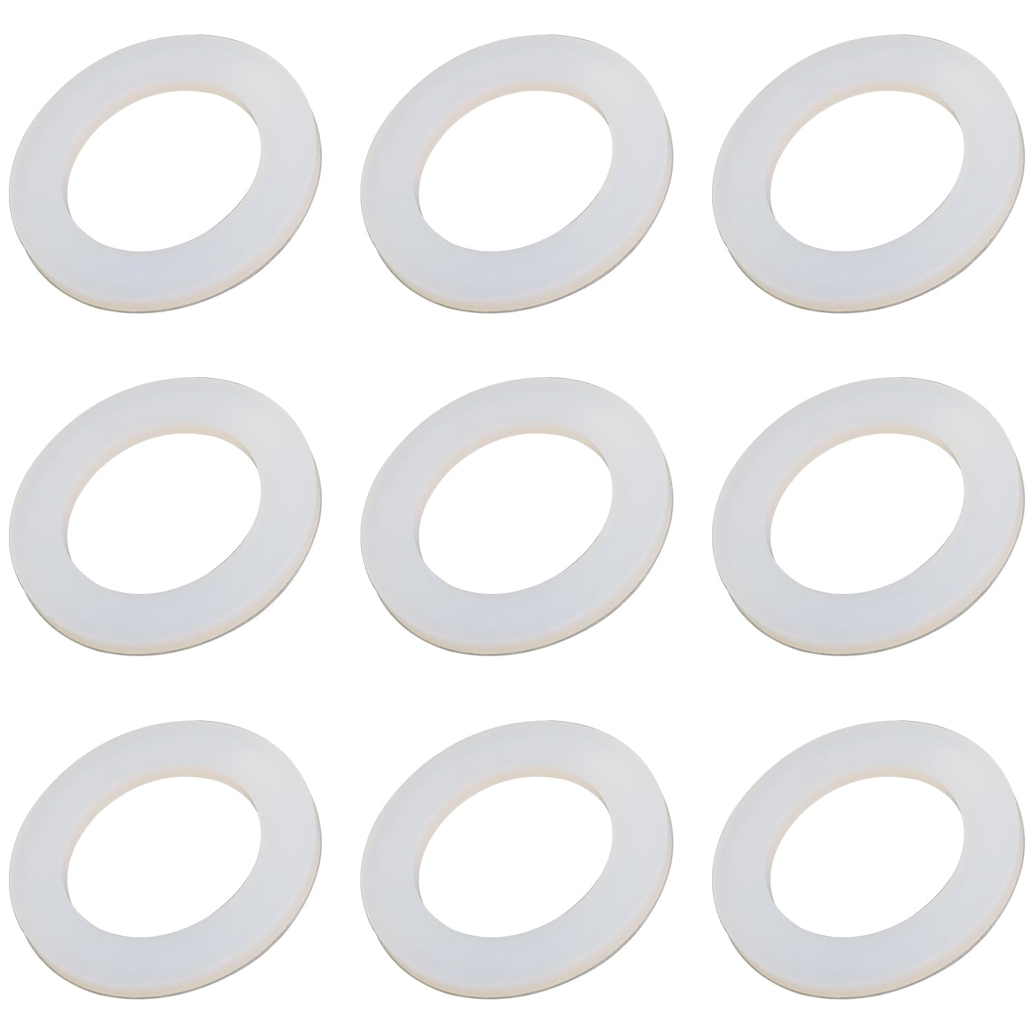 Photo 1 of FMHXG 10PCS Rubber Seal Skin Gasket Water Heater Inlet Pipe Silicone Gasket Flat Gasket O-Shape Water Heater Seal