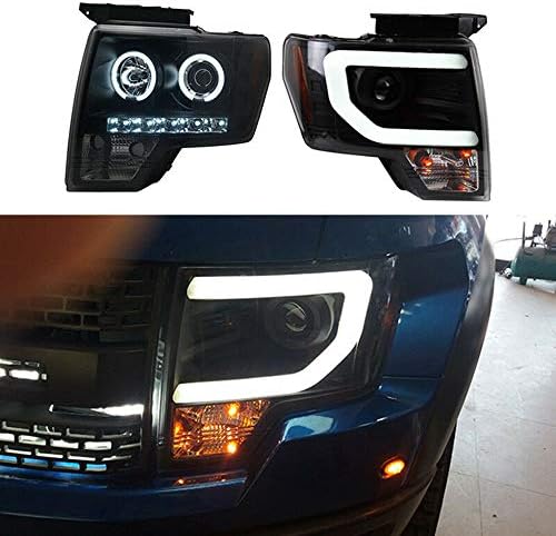 CHENGSHUN Front Outer Headlight C-Shaped LED White Light - for Ford F150 2008-2014