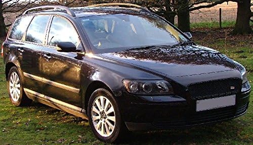 2004-2012 Volvo S40 V50 T5 DRIVe D2 D3 D4 Metal Mesh Badgeless Mesh Sport Grill Front Metal Grille Car Molding Cover Bumper Guard Trim Trims Grill