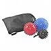 Spiky Massage Ball &Yoga Massage Ball,Foot Massage Set,Plantar Fasciitis，Massager Roller Balls（3 Pack randdom Color） …