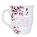 Proverbs 31 Woman Pink White Leaves 16 Ounce Ceramic Stoneware Coffee Mug (1)
