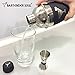 Bartender Soul Black Premium Cocktail Shaker Set 18oz - Elegant Professional Bar Martini Mixer w/ Built-In Strainer