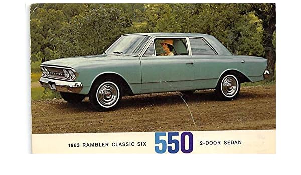 Auto After 1950 Post Card 1963 Rambler Classic 1962 At Amazon S
