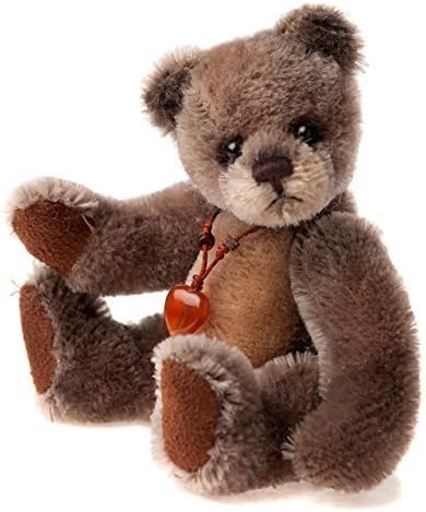 Moccasin Mini Mohair Keyrings by CHARLIE BEAR