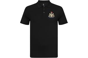 NEWCASTLE UNITED F.C. Newcastle United FC Official Soccer Gift Mens Crest Polo Shirt
