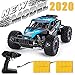 Remote Control Car for Boys - RC Monster Truck with 2 Rechargeable Batteries - 1:16 Big, 16MPH Fast, 2.4 GHZ Controlled - Race for Offroad, Electric Vehicle Hobby Toy for Kids, Adults - Great Gift