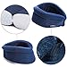 Velpeau Neck Brace for Neck Pain and Support -Soft Cervical Collar for Sleeping in Bed, Snoozing, Sleeping Upright, Anti-Snoring, Sleep Apnea for Women & Men (Blue, Comfort Version, L: 14-16.5