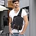 S-ZONE One Strap Sling Canvas Cross Body 13-inch Laptop Messenger Bag Travel Shoulder Backpack