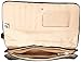 Baggallini unisex-adult Rfid Flap Wristlet, Black/Sand, One Size