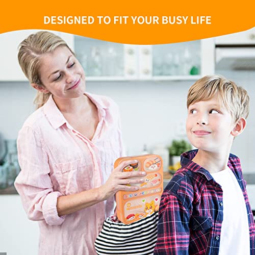 Bento Box Lunch Boxes for Kids Girls Boys Toddlers, Durable Leakproof