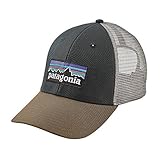 Patagonia P-6 LoPro Trucker Snapback Hat Carbon Mens One Size
