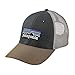Patagonia P-6 LoPro Trucker Snapback Hat Carbon Mens One Size
