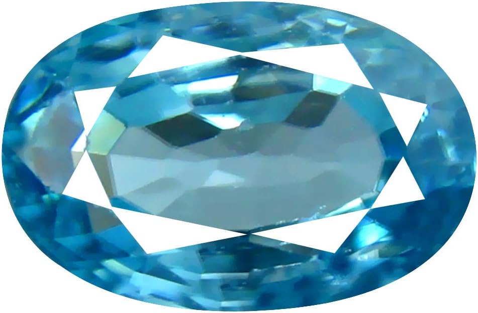 2.63 ct Oval Cut (9 x 6 mm) Untreated Cambodian Blue Zircon Natural Loose Gemstone