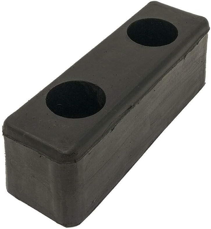 ZEROplus Heavy Duty Rubber Door Buffer with Two Fixing Holes for Heavy Duty Fixings, Z115.1 (150mm)