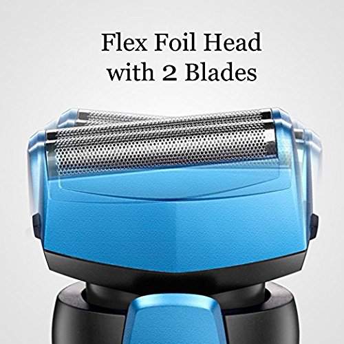Runwe Rs726 Men's Electric Foil Shaver Razor Electric Travel Shaver USB Charged Dry/Wet Grooming Kit IPX 7 Waterproof Rechargeable - Thumbnail 2