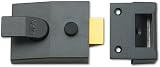 Yale Deadlock Nightlatch 89DMGPB Brass Cylinder 60mm Backset Key Lock Boxed view 2