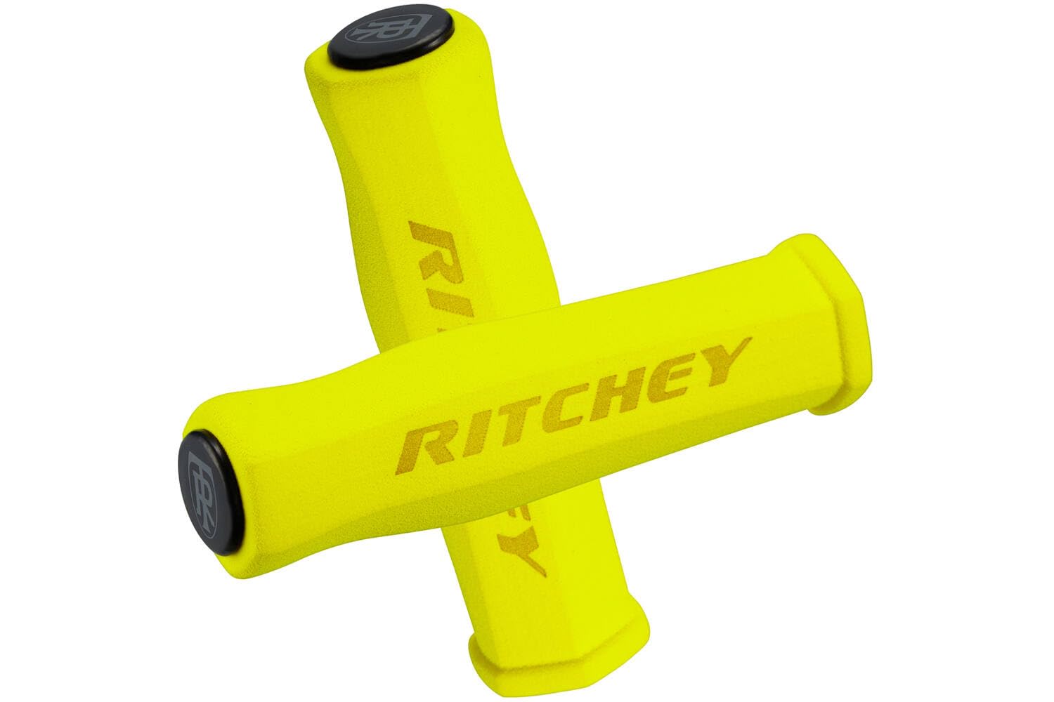 Ritchey WCS Truegrip Neoprene MTB Handlebar Grips: Yellow 130mm — image 1