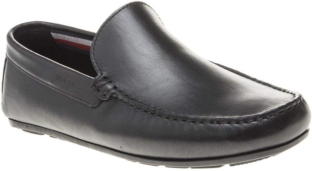 tommy hilfiger black loafers