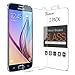Galaxy S6 Screen Protector,Trianium [2 Pack] Glass Screen Protector for Samsung Galaxy S6 ONLY [Tempered Glass] Thinnest [0.2mm] Work with Most Protective Case 99% Touch Accurate