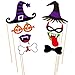 PBPBOX 52 Pieces Halloween Party Favors Photo Booth Props
