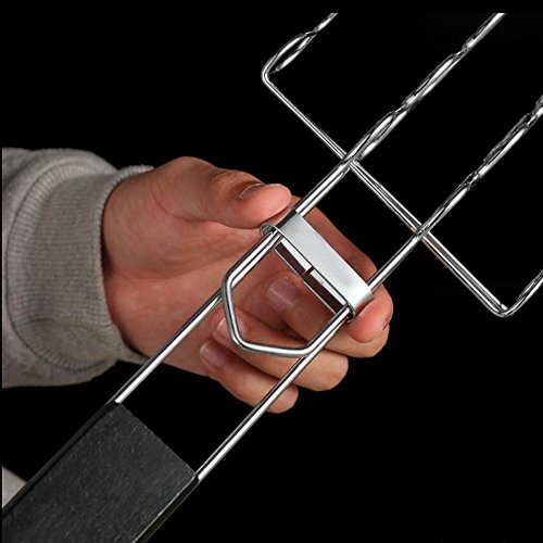 Taloyer Multi-functional Stainless Steel Barbecue Hot Dog Sausage Grilling Basket Clip Meat Vegetable Grill Rack Tool BBQ Cooking Tools
