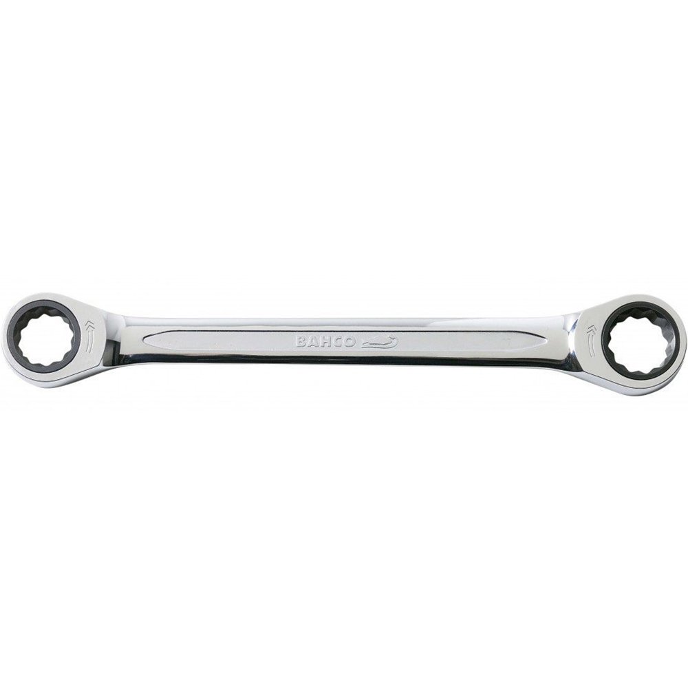Bahco 1320RZ-1/2-9/16 Ratcheting Ring Wrench, Silver, 1/2-9/16-Inch