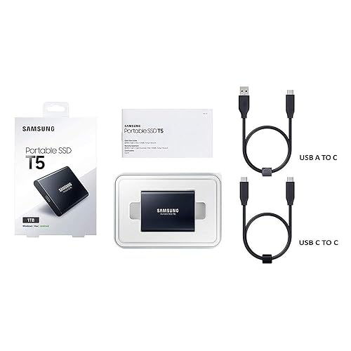 SAMSUNG T5 Portable SSD 1TB Up to 540MB/s USB External