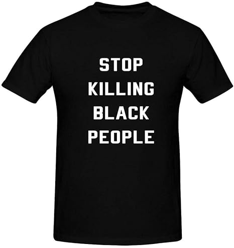 Amazon.com: 137 Stop Killing Black People Short Sleeve Crew Neck T Shirt for Womens: Clothing
