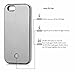 iPhone 7 Plus Case / LED Light Up Luminous Selfie Cell Phone Case / Illuminated Back Cover for Apple iPhone 7 Plus (Silver)