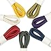 Brother Brother Colored Oxford Shoe Laces for Men (7 Pairs) | 100% Cotton Round and Waxed Shoelaces | Shoe Strings for Dress Shoes | Gift Box
