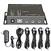 Amanka Infrared (IR) Remote Control Repeater Remote Control Extender Kit to Control up to 8 Hidden A/V Devices (Black)