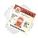 Clear Vinyl Record Outer Sleeves, High-Density 3mil Thick Polyethylene [12.75