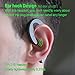 YOERM YR-T10 Ear-Hook Wireless Bluetooth Headset, Open Ear Headphones Non Bone Conduction, Non in-Ear Earbuds (Black Single Ear) Long Press 5 Seconds for Pairing