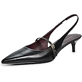 Tory Burch Women's Double T Buckle Mary Jane Heels