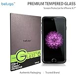 iPhone 6S/6 (4.7 inch ONLY) (Case Friendly) HD Clear Premium Tempered Glass Screen Protector by BELUGA - 99.99% Clarity and Touchscreen Accuracy- 0.3mm - 2.5D Rounded Polished Edges(2-Pack)