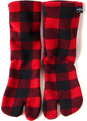 Polar Feet Adults' Tabi Socks Lumberjack L