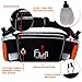 Hydration Running Belt Water Waist Bag (Green - Large) with Drinking Bottles 6oz - Fanny Pack for Outdoors and Sports Like Hiking Walking, with Waterproof Pocket for iPhone Samsung