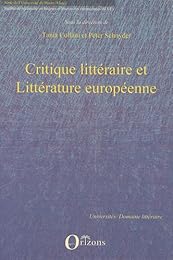 Critique littéraire et littérature européenne