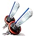 GENSSI HID Xenon Replacement Light Bulbs H10 9145 6000K Super White (Pack of 2)