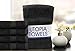 Utopia Towels Cotton Hand Towels, 4 Pack Towels, 600 GSM, Black