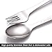 Avery Barn 6pc All-In-One Camping Utensils Cutlery Set - Spork Stainless Steel - Survival Gear Supplies for Backpacking Hiking Compact Mess Kit - 3-in-1 Fork Knife Spoon with Travel Case