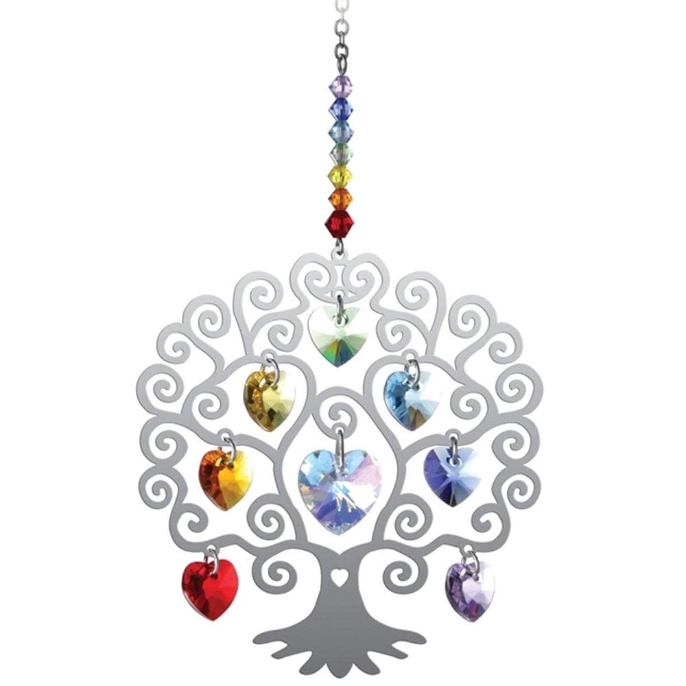 Wild Things Gifts Pure Radiance Small Tree Of Life-Chakra Hanging Ornament 8086-CHK